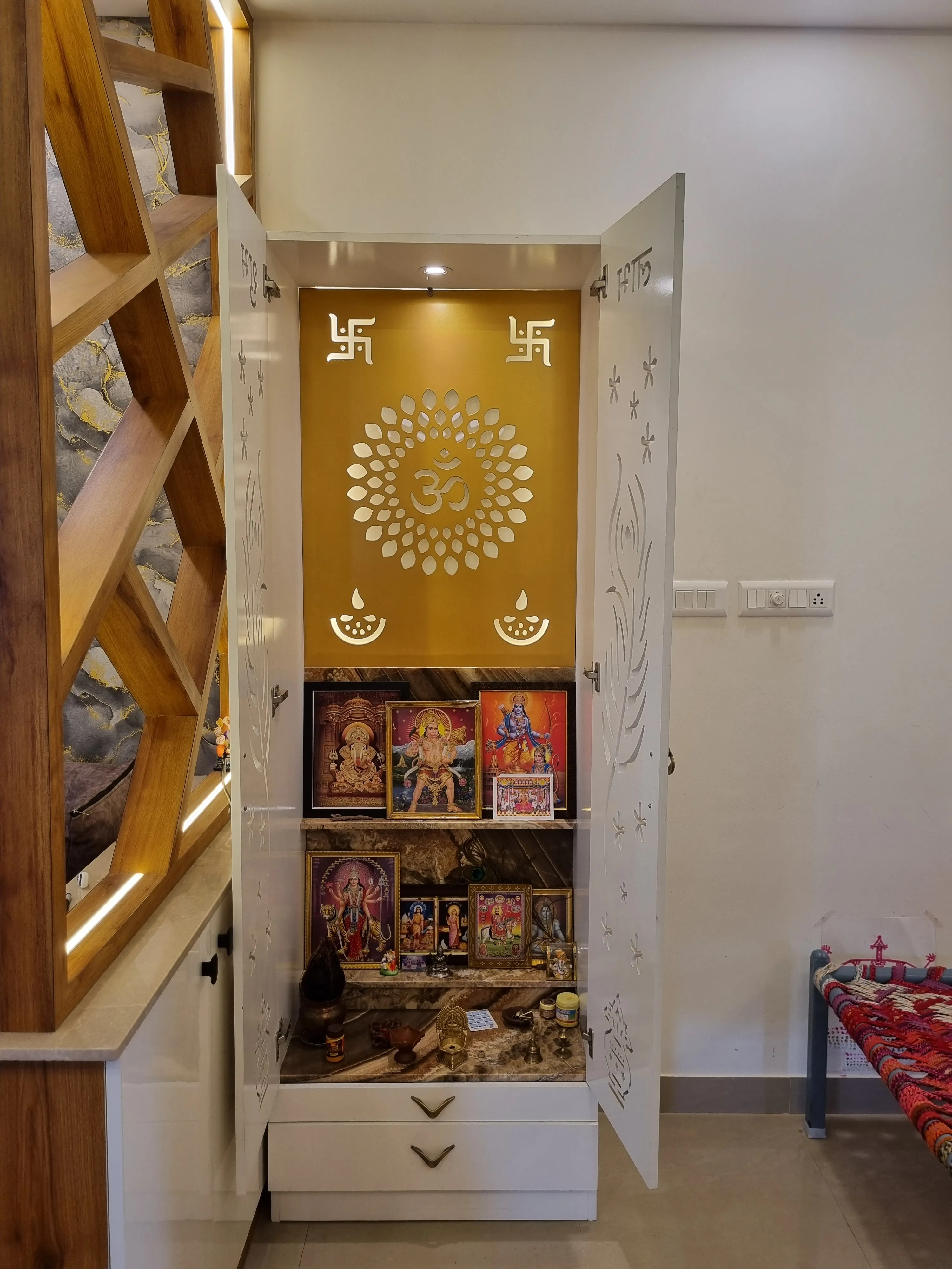 Kairospaces puja-unit interior design project