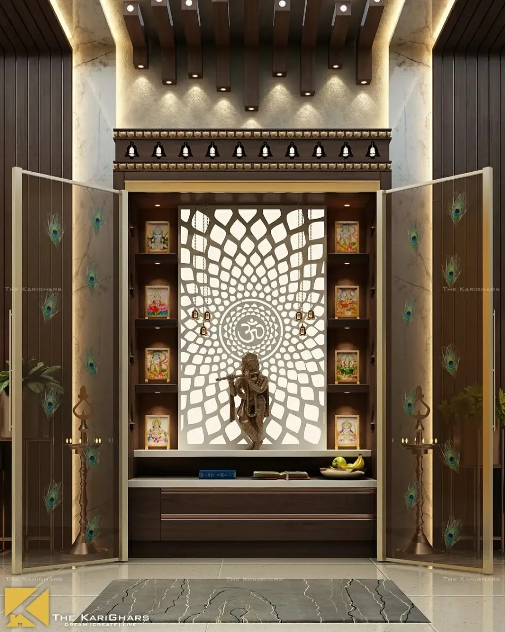 Kairospaces puja-unit interior design project