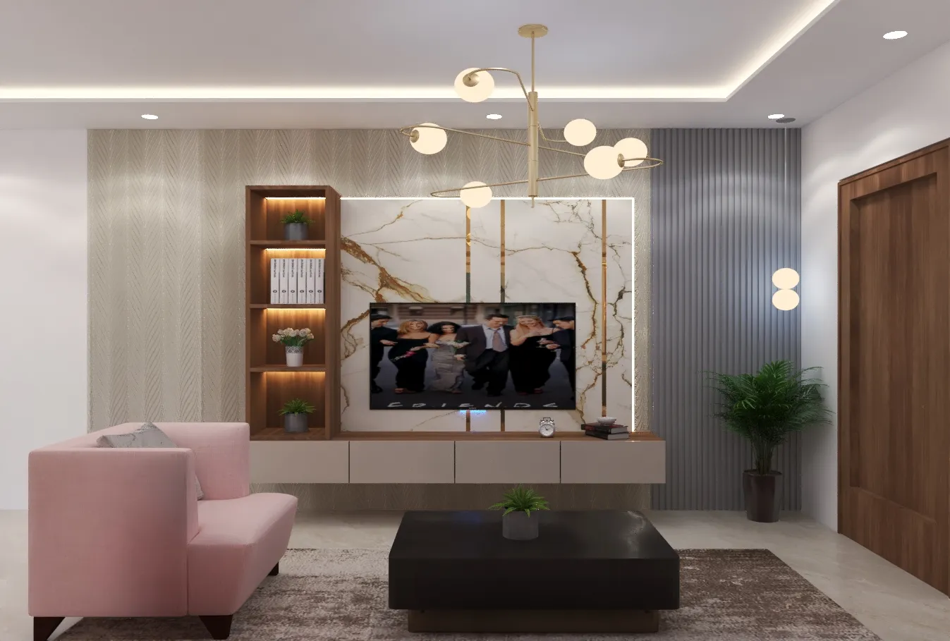 Kairospaces tv-unit-living interior design project