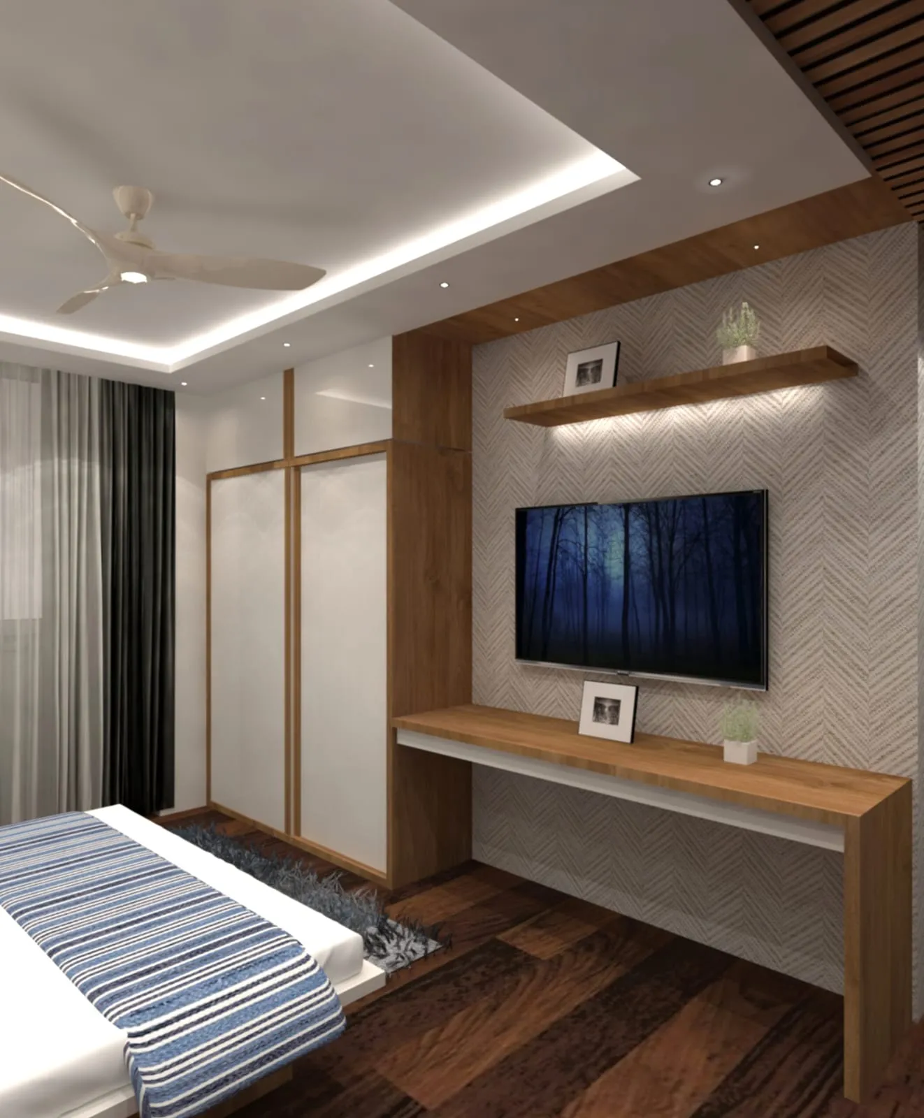 Kairospaces tv-unit-living interior design project