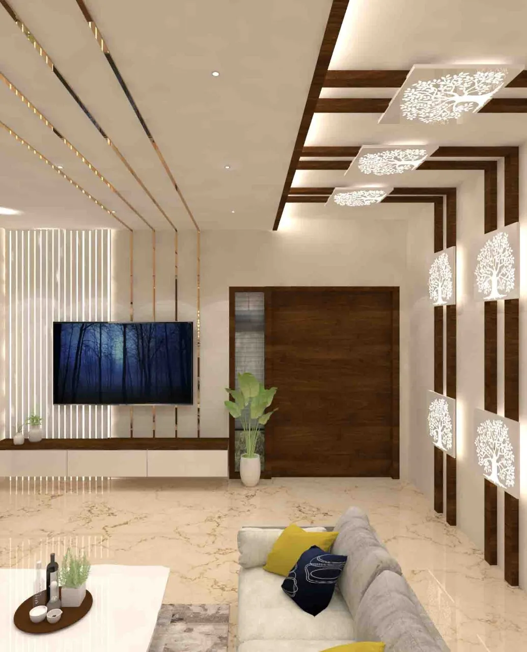 Kairospaces tv-unit-living interior design project