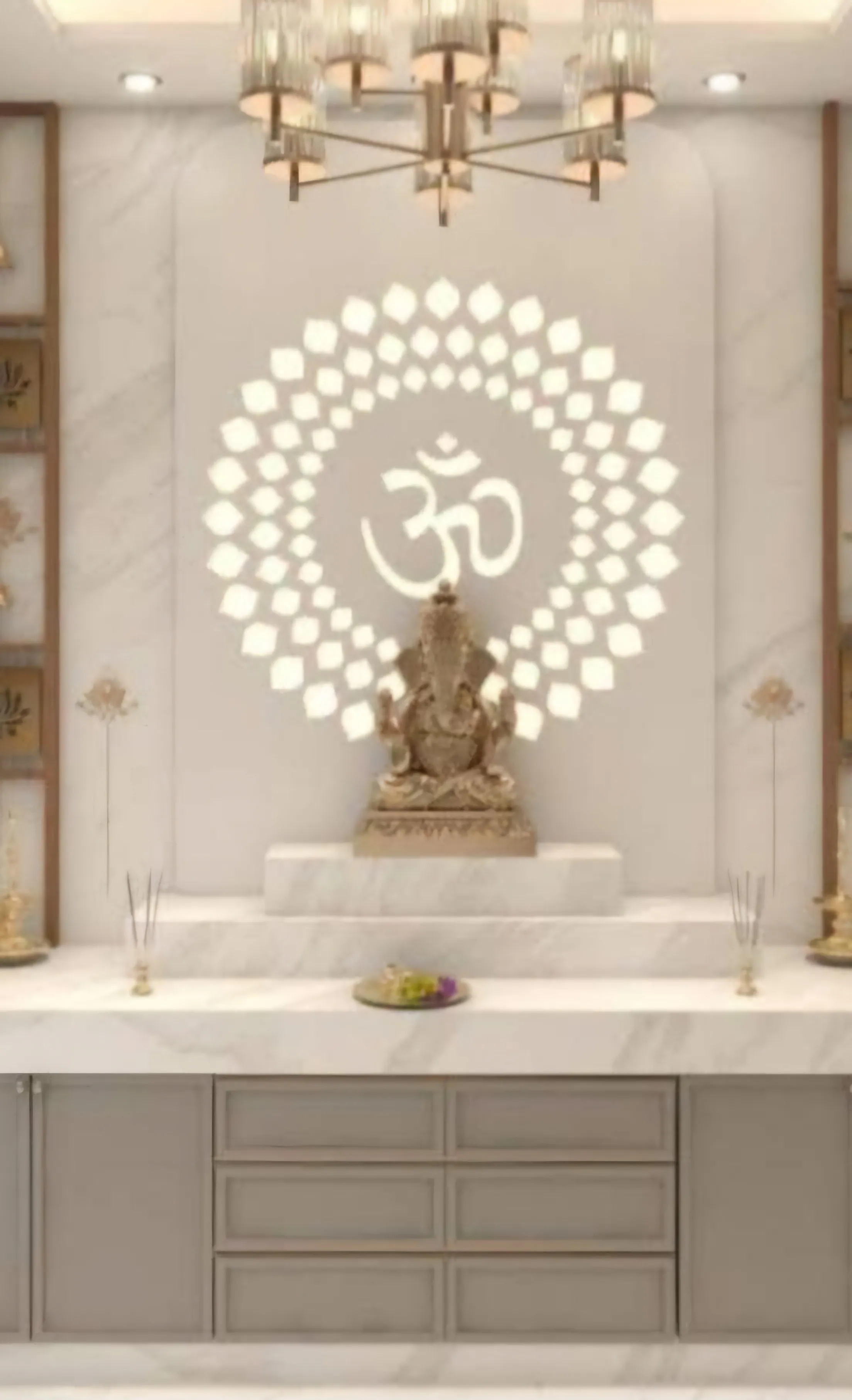 Kairospaces puja-unit interior design project