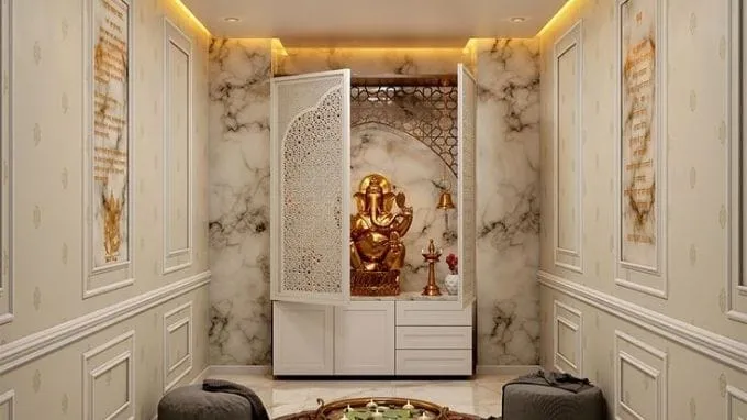Kairospaces puja-unit interior design project