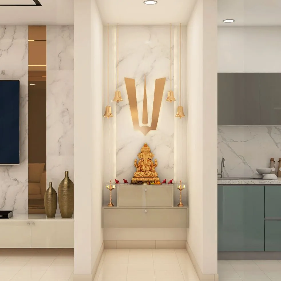 Kairospaces puja-unit interior design project