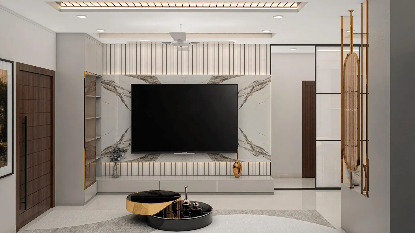 Kairospaces tv-unit-living interior design project