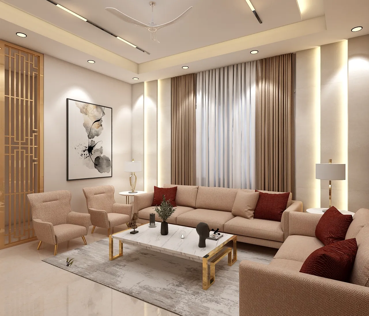 Kairospaces tv-unit-living interior design project