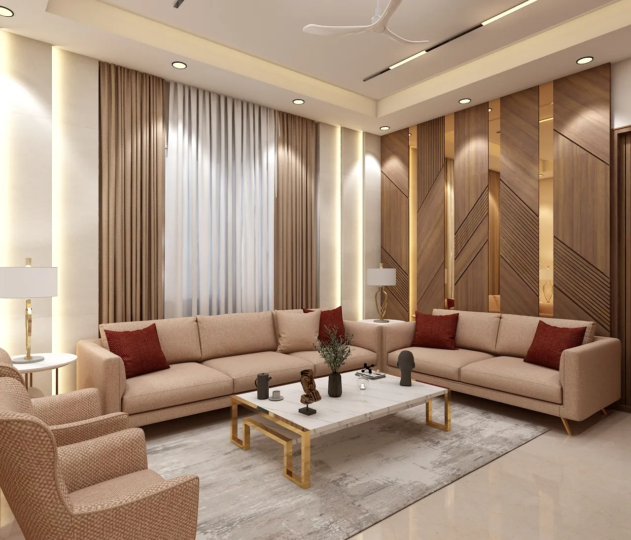 Kairospaces tv-unit-living interior design project