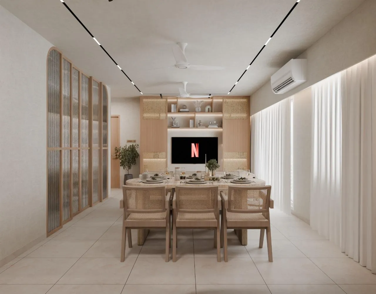 Kairospaces tv-unit-living interior design project