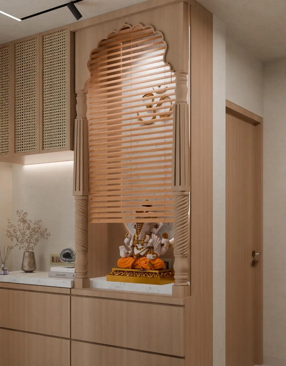 Kairospaces puja-unit interior design project