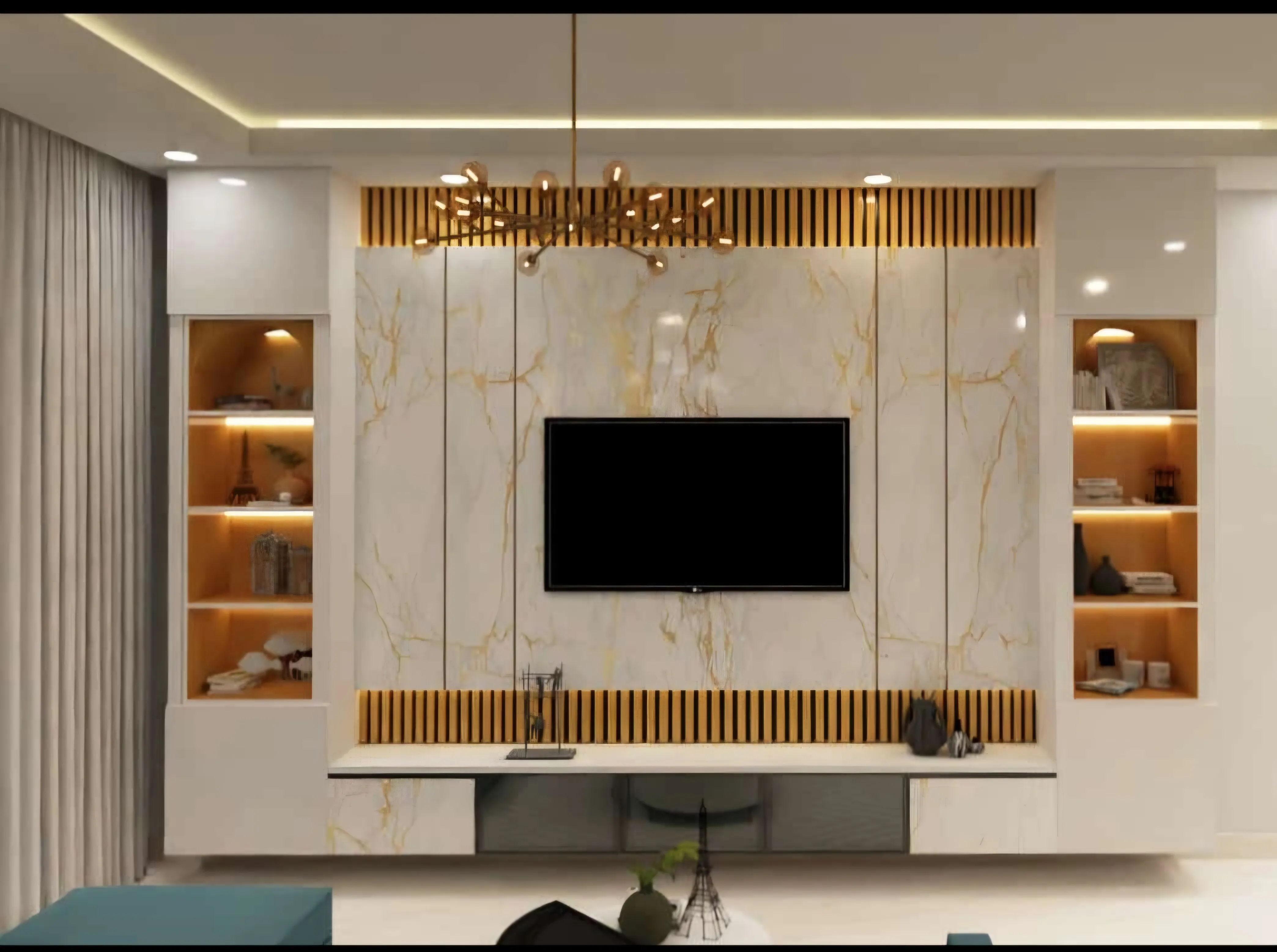 Kairospaces tv-unit-living interior design project