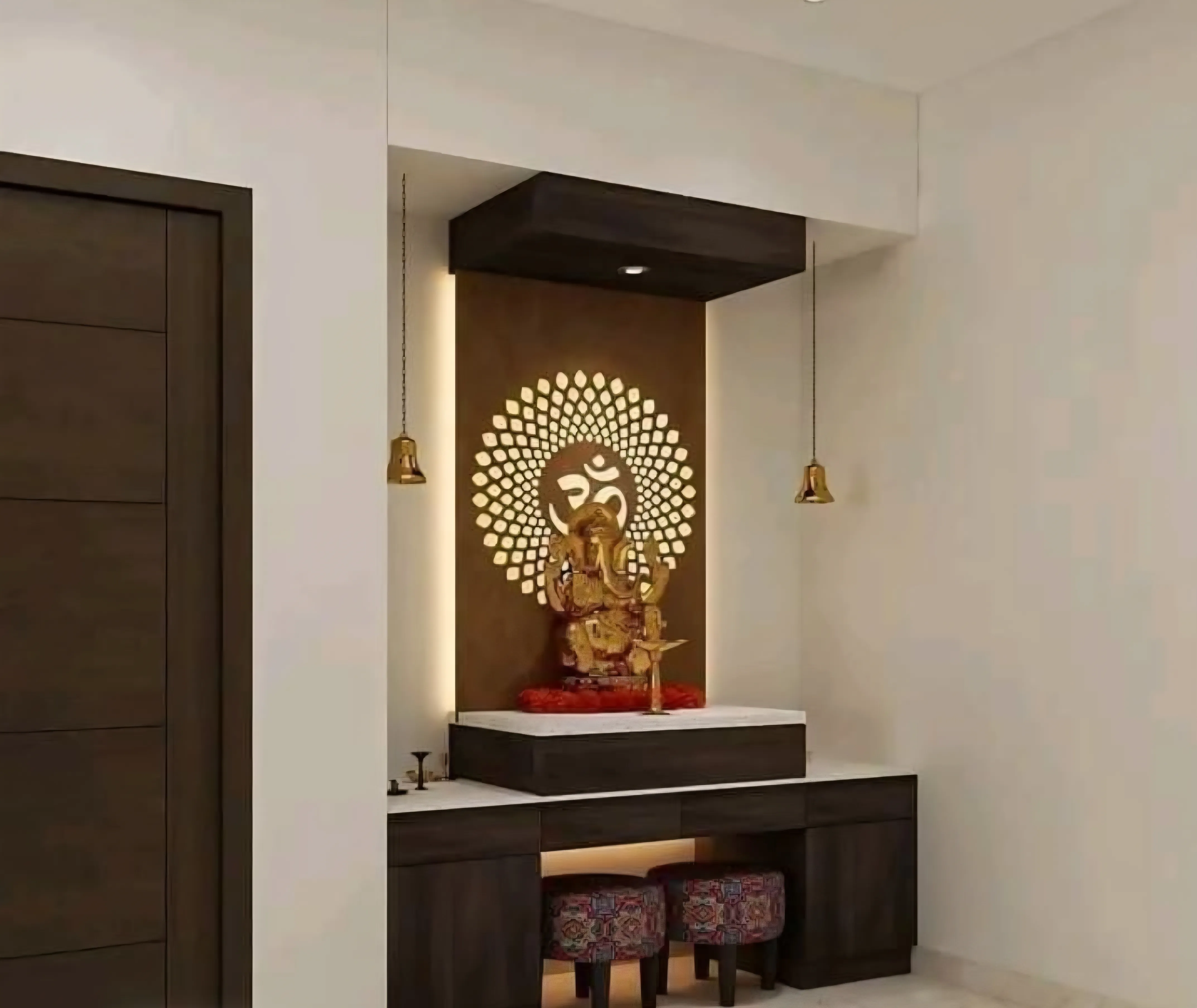 Kairospaces puja-unit interior design project