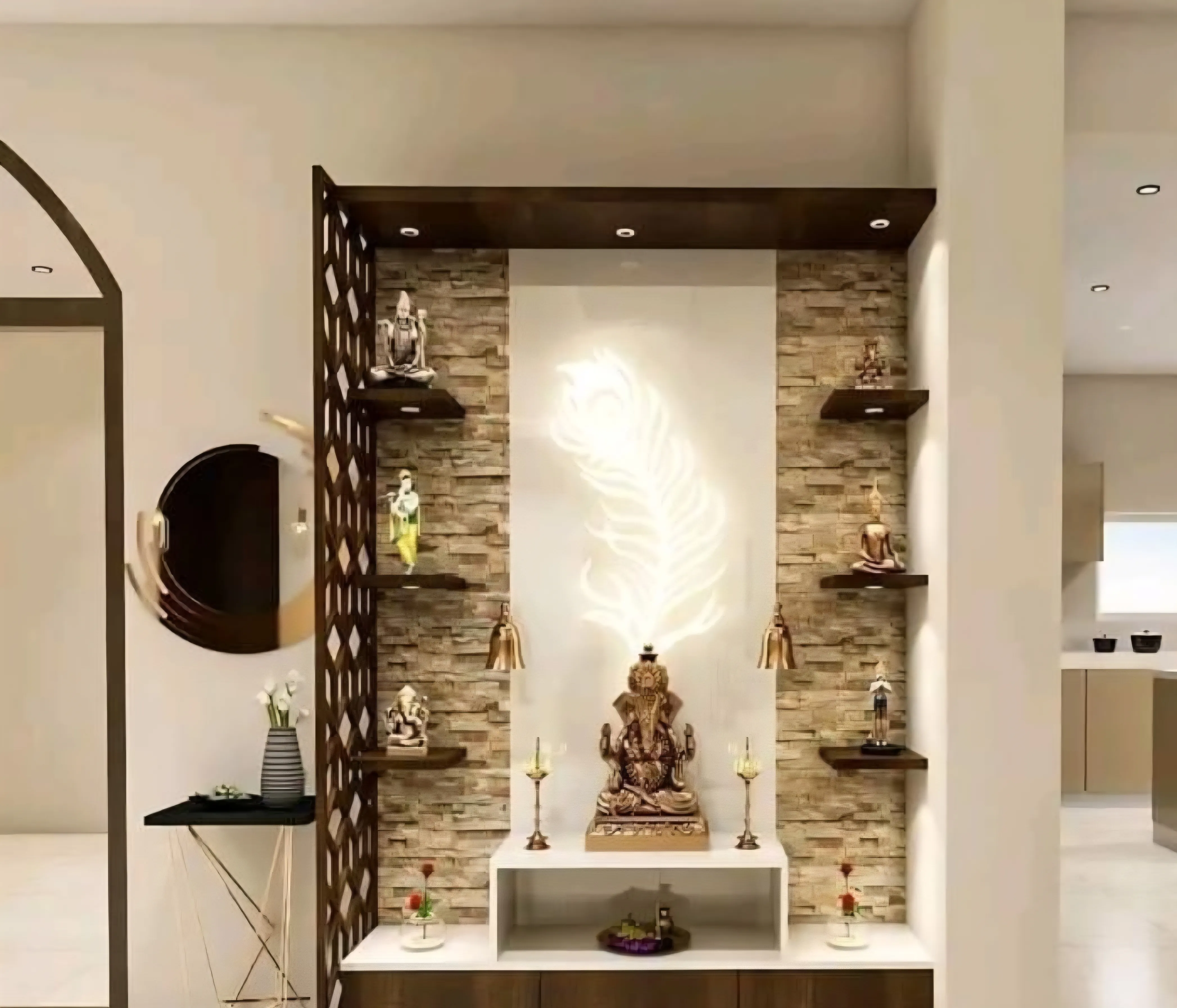 Kairospaces puja-unit interior design project