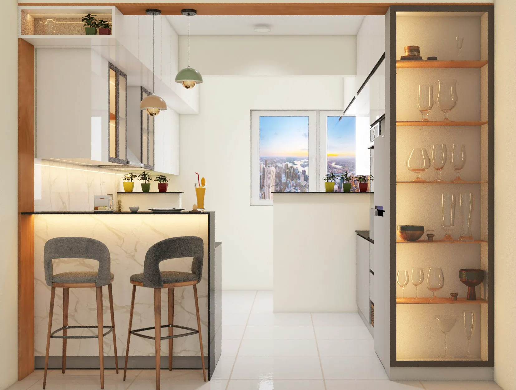 Kairospaces crockery-dining interior design project